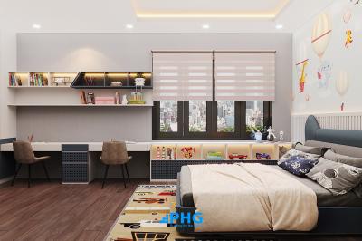 PHÒNG NGỦ CHO BÉ TRAI 15M2 TẠI HÀ ĐÔNG ( HÀ NỘI)