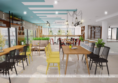 THIẾT KẾ QUÁN CAFE SÁCH QUẢNG NINH - ANH QUÂN