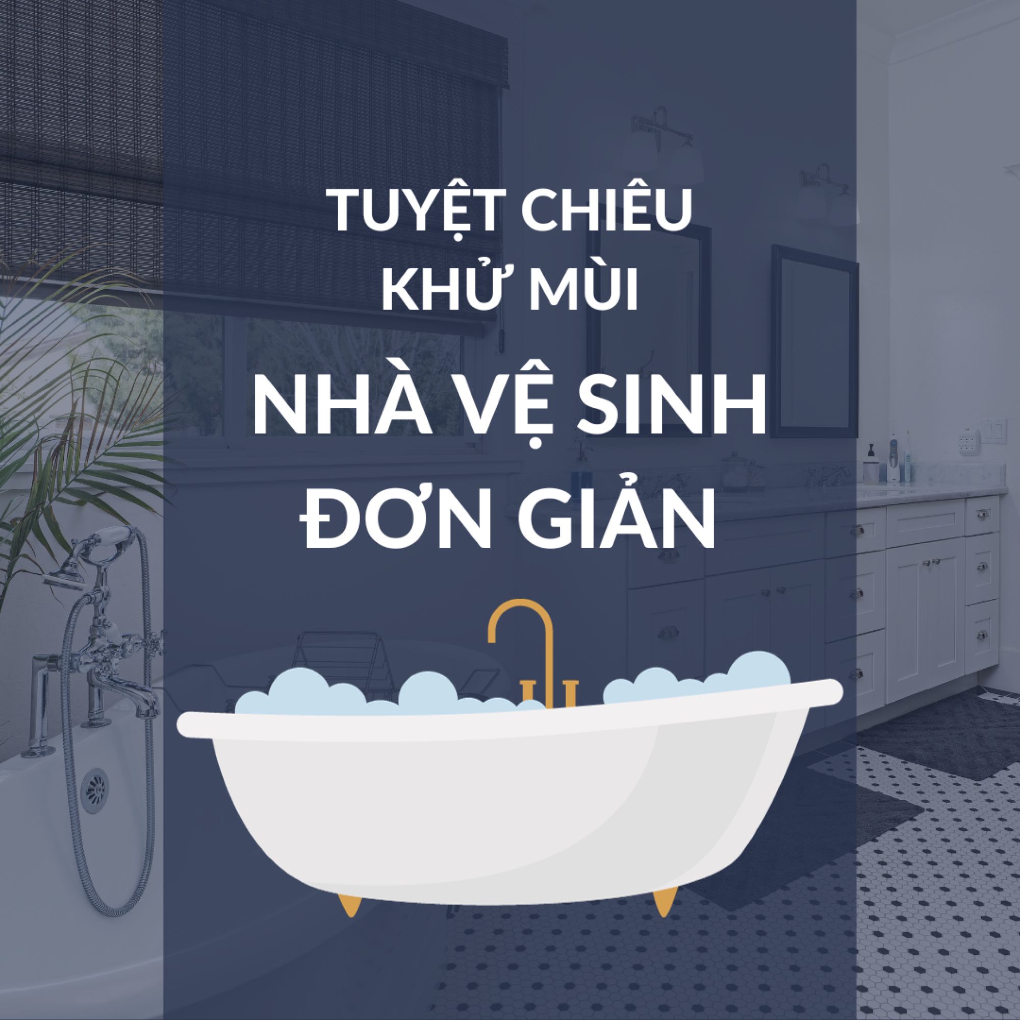 TUYỆT CHIÊU KHỬ MÙI NHÀ VỆ SINH ĐƠN GIẢN HIỆU QUẢ