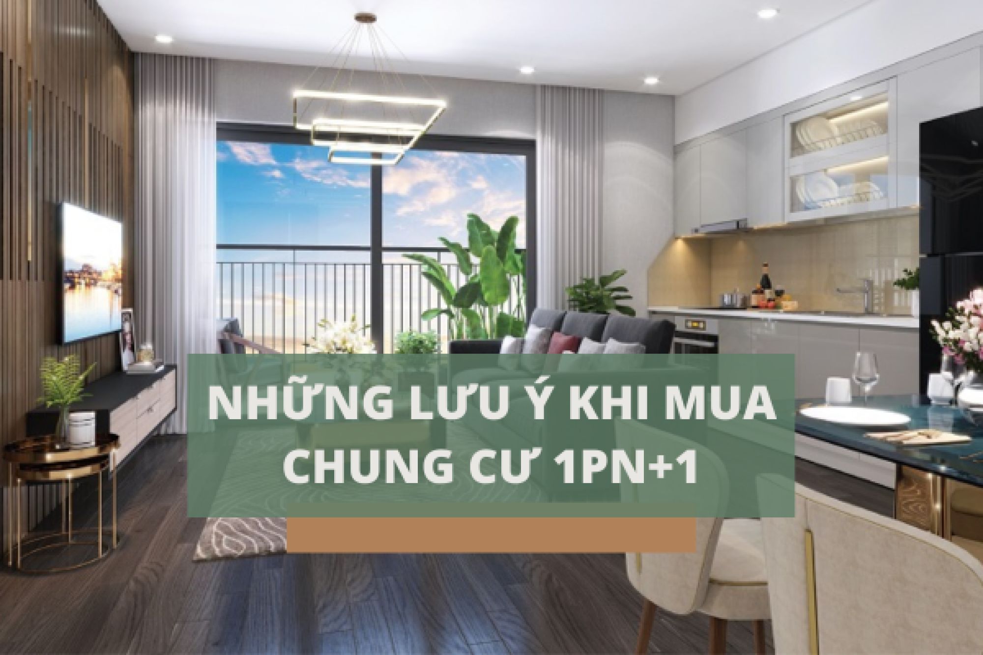 CĂN HỘ 1PN + 1 LÀ GÌ? NHỮNG YẾU TỐ CẦN CÂN NHẮC KHI MUA CĂN HỘ 1PN + 1?